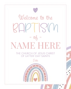 Girl Baptism 3 I Welcome 8x10: Girl Baptism 3 Bundle