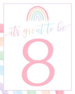 Girl Baptism 5 | Great to be 8: Girl Baptism 5 Bundle