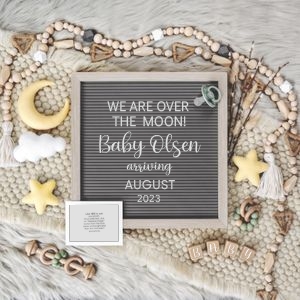 Letterboard Announcement 38_Sonogram: Letterboard Announcement 38