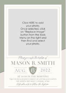 Baptism 19 Invitation design preview