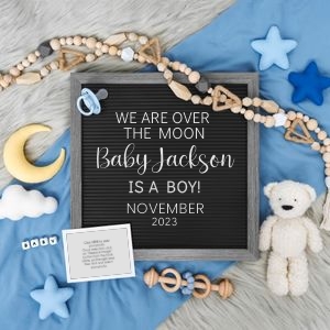 Letterboard Announcement 37_Sonogram: Letterboard Announcement 37