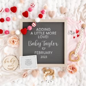 Letterboard Announcement 46_Sonogram: Letterboard Announcement 46