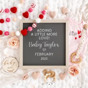 Letterboard Announcement 46_NO Sonogram: Letterboard Announcement 46