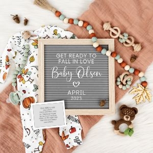 Letterboard Announcement 55 design preview
