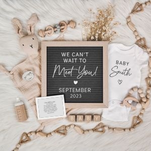 Letterboard Announcement 66_Sonogram: Letterboard Announcement 66