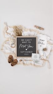 Letterboard Announcement 72_Sonogram 9:16: Letterboard Announcement 72