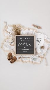 Letterboard Announcement 72_NO Sonogram 9:16: Letterboard Announcement 72