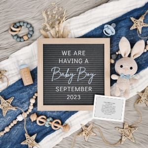 Letterboard Announcement 68_Sonogram: Letterboard Announcement 68