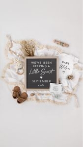 Letterboard Announcement 70_Sonogram 9:16: Letterboard Announcement 70