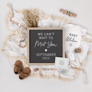Letterboard Announcement 72_Sonogram 1:1: Letterboard Announcement 72