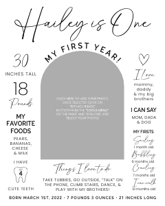 Milestone Birthday Sign 1_8x10: Milestone Birthday Sign_1