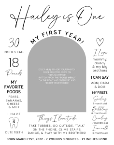 Milestone Birthday Sign 1_11x14: Milestone Birthday Sign_1