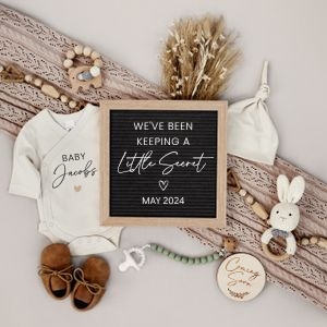 Letterboard Announcement 79_NO Sonogram 1:1: Letterboard Announcement 79
