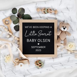 Letterboard Announcement 88_NO Sonogram: Letterboard Announcement 88