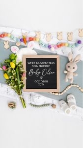 Letterboard Announcement 81_NO Sonogram 9:16: Letterboard Announcement 81