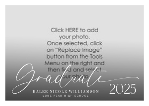 2024 Grad Announcement 4 design preview