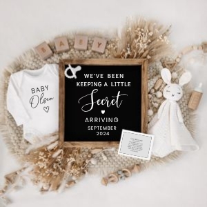 Letterboard Announcement 93_Sonogram: Letterboard Announcement 93