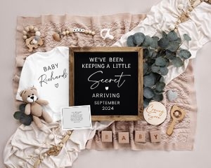 Letterboard Announcement 101_Sonogram 4:5: Letterboard Announcement 101
