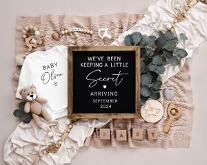 Letterboard Announcement 101_NO Sonogram 4:5: Letterboard Announcement 101