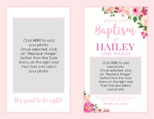 Girl Baptism 6 Program: Girl Baptism 6 Program