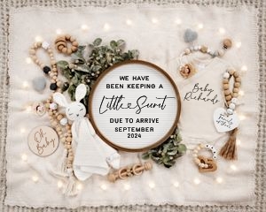Letterboard Announcement 124_NO Sonogram: Letterboard Announcement 124