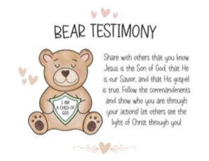 Baptism Bears | Bear Testimony - 8x5x11: Baptism Bears