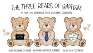 3 Baptism Bears | 3.5x2 Treat Tag 2: Baptism Bears