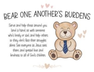 Baptism Bears | Bear One Another's Burdens 2 - 8x5x11: Baptism Bears