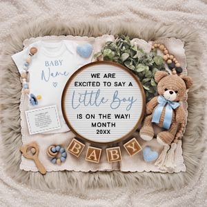 Letterboard Announcement 133_Sonogram 1x1: Letterboard Announcement 133