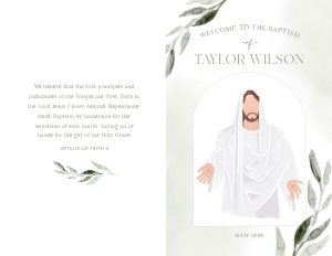 Full Sheet Folded - Baptism Program 3: Baptism Program_3