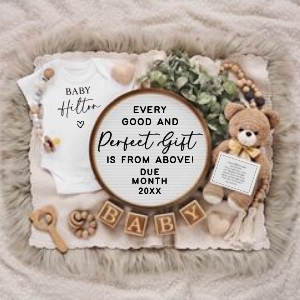 Letterboard Announcement 136_Sonogram 1x1: Letterboard Announcement 136