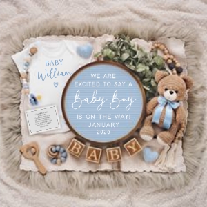 Letterboard Announcement 141_Sonogram 1x1: Letterboard Announcement 141