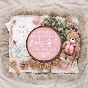 Letterboard Announcement 142_Sonogram 1x1: Letterboard Announcement 142