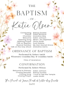 Baptism Program 24_1 5x7 Sheet: Baptism Program 24