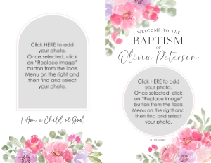 Baptism Program 24_2 Full Sheet: Baptism Program 24_2