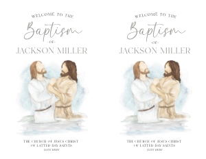 Baptism Program 24_3 - 1/2 Sheet: Baptism Program 24_3