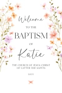 Baptism Kit_25 24x36 Welcome Poster: Baptism Kit_25