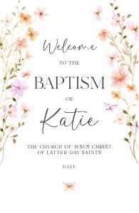 Baptism Kit_25 11x17 Welcome Poster: Baptism Kit_25