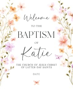 Baptism Kit_25 11x14 Welcome Poster: Baptism Kit_25