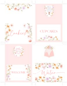 Baptism Kit_25 Food Labels: Baptism Kit_25