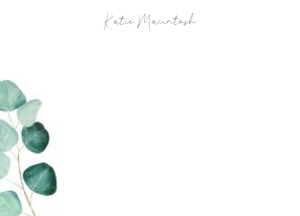 Eucalyptus Stationery: Eucalyptus Stationery