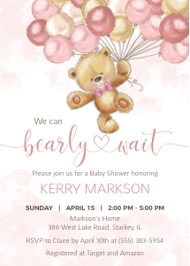 CEP078_Invitation_5x7: CEP078 Baby Shower Bundle