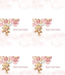 CEP078PC_place cards_3.4x4: CEP078 Baby Shower Bundle