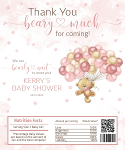 CEP078CW1_chocolate wrapper_5x6: CEP078 Baby Shower Bundle