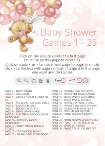 CEP078_GamesBundle1_5x7: CEP078 Baby Shower Bundle