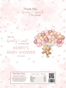 CEP078CW3_chocolate wrapper_6.75x9: CEP078 Baby Shower Bundle