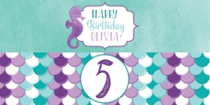 Under the Sea Water Bottle Labels: Under the Sea Mermaid Package