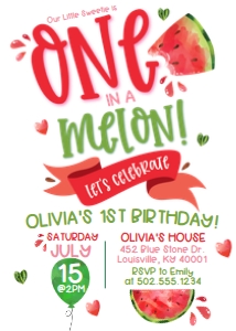 Red Watermelon One design preview