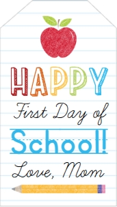 Back to School Tags design preview