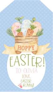 Easter Bunny Tag design preview
